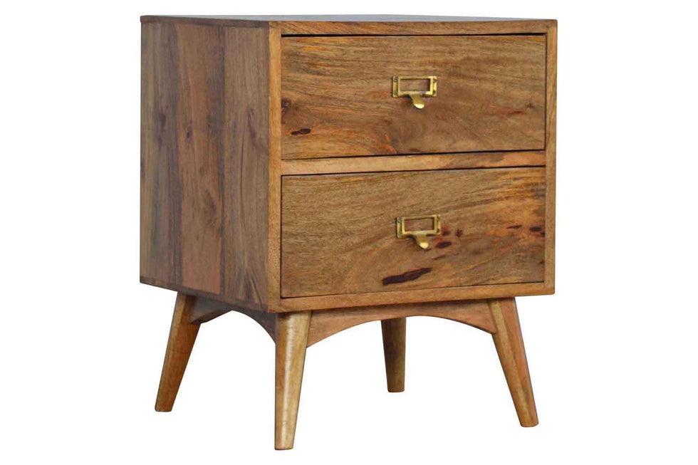 Artisan - Brass Metal Slot Nightstand