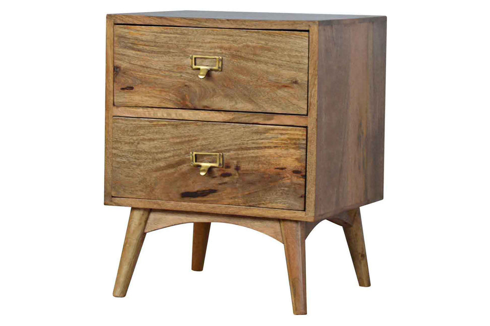 Artisan - Brass Metal Slot Nightstand