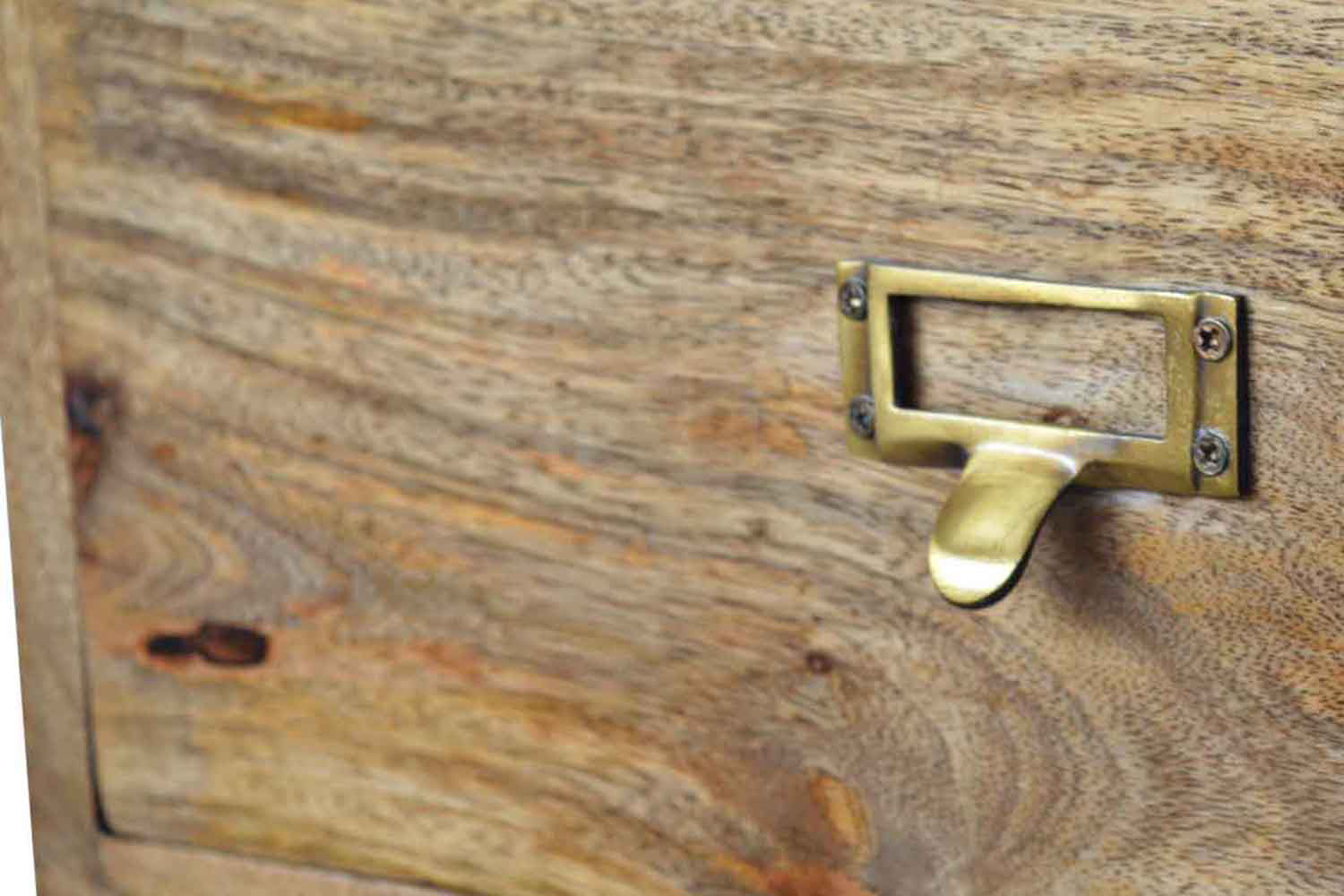 Artisan - Brass Metal Slot Nightstand