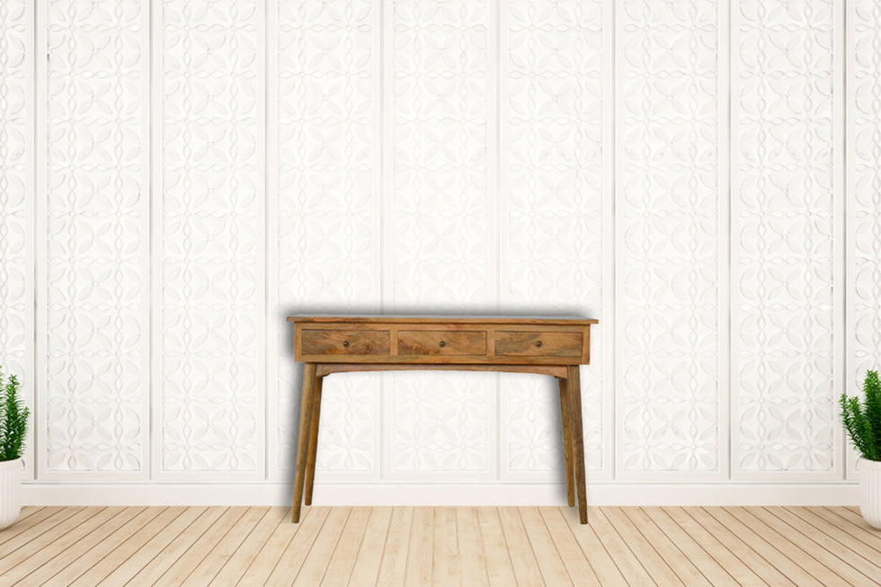 Artisan - Nordic Style Console Table with 3 Drawers
