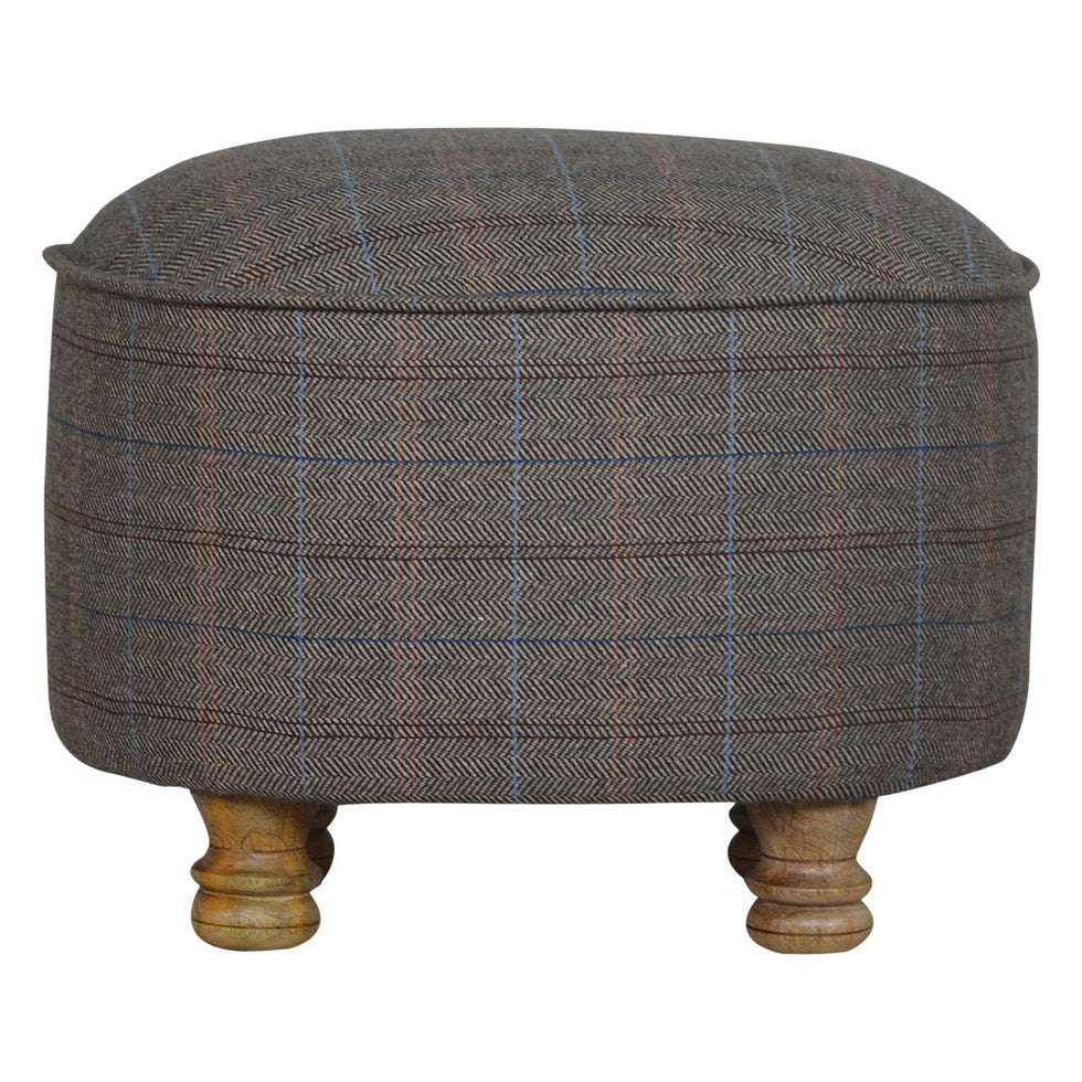 Artisan - Oval Multi Foot Stool in Tweed