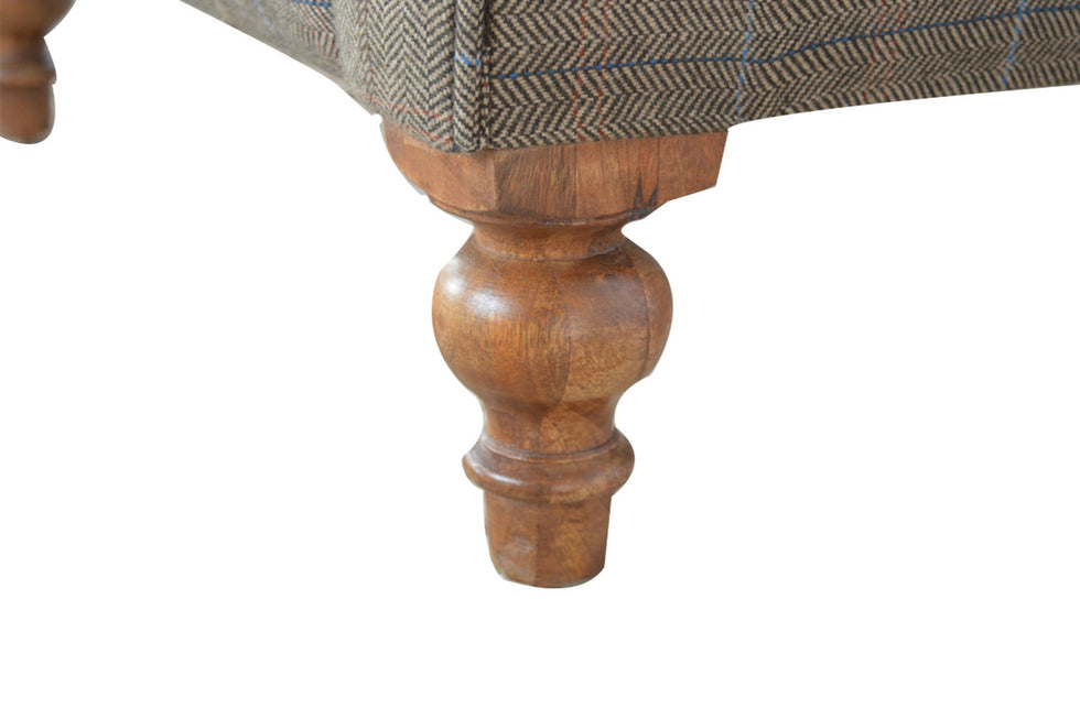 Artisan - Chesterfield Armchair in Multi Tweed