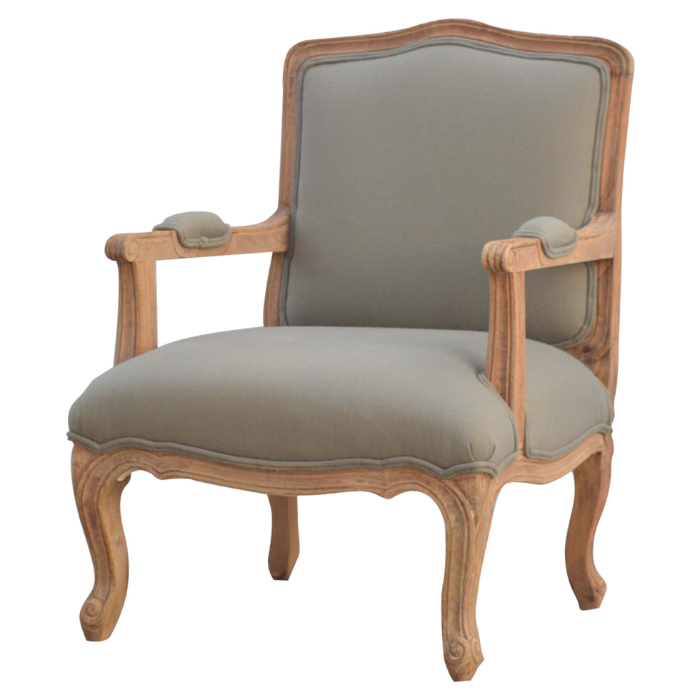 Artisan - French Style Upholstered Armchair in Sun Bleached