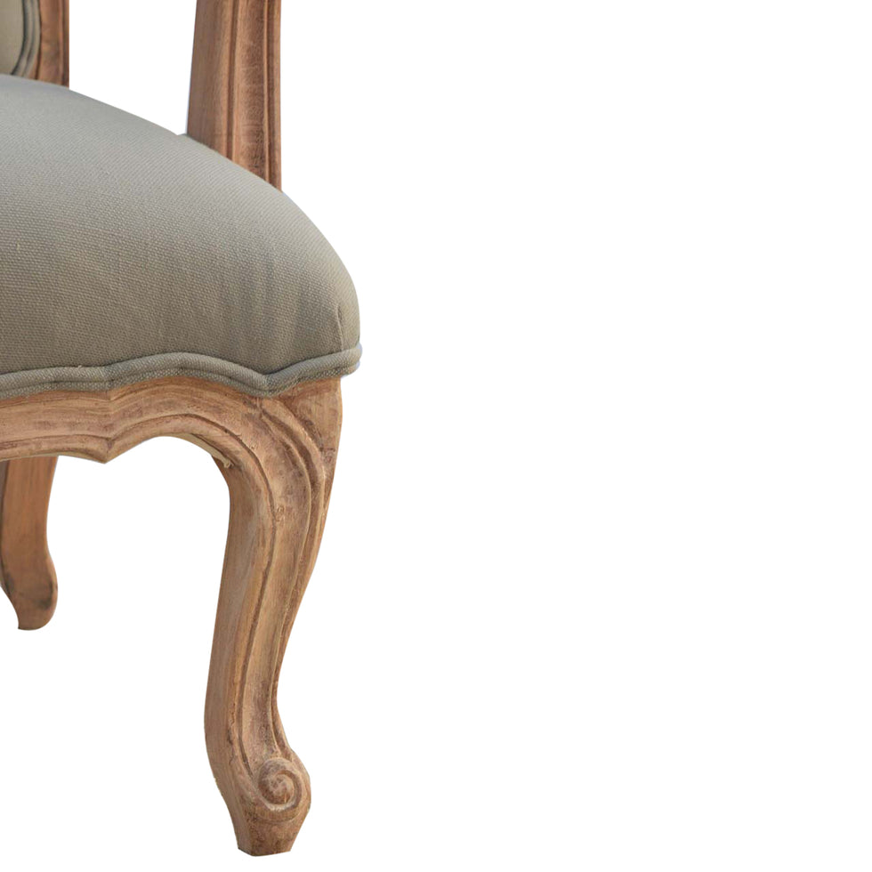 Artisan - French Style Upholstered Armchair in Sun Bleached