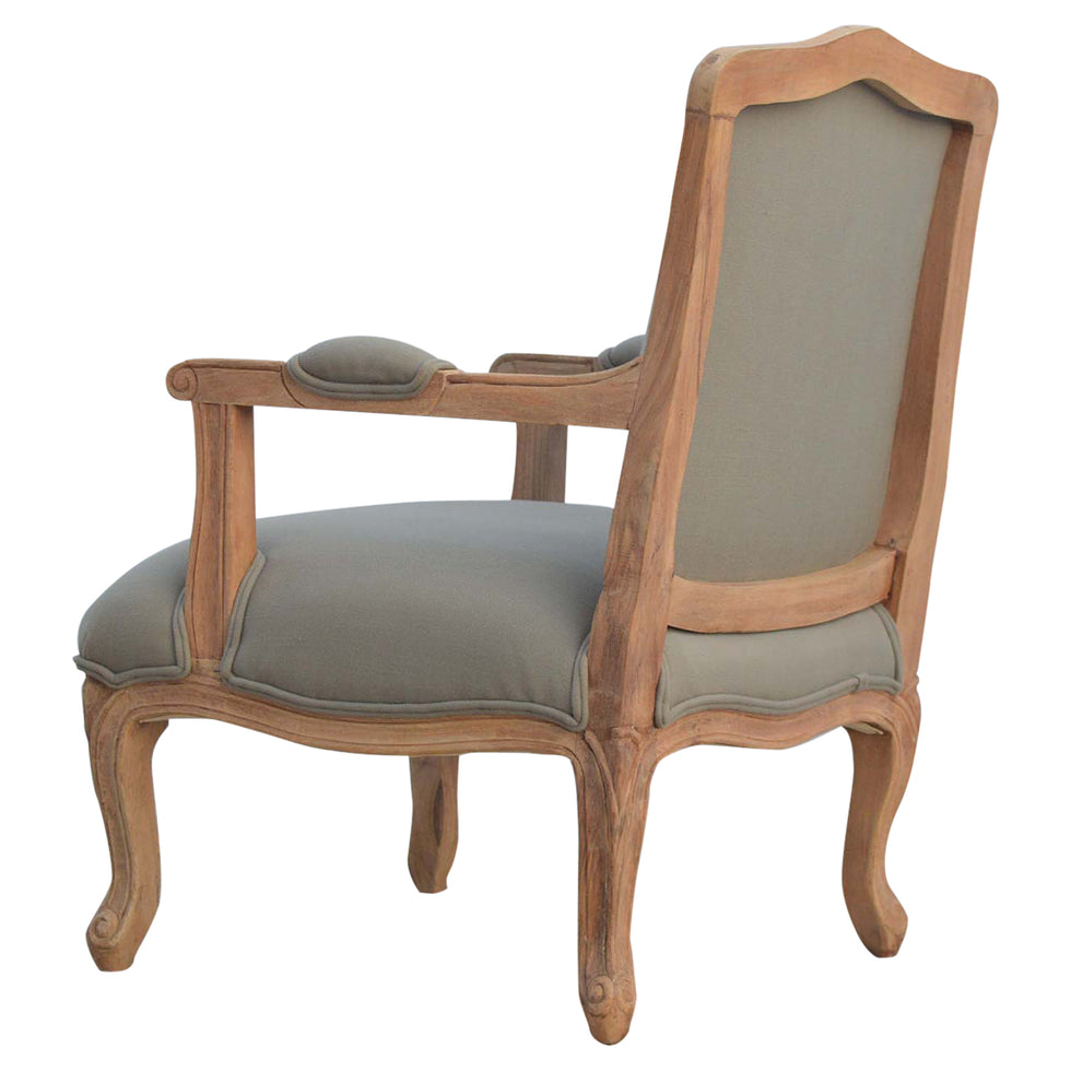 Artisan - French Style Upholstered Armchair in Sun Bleached