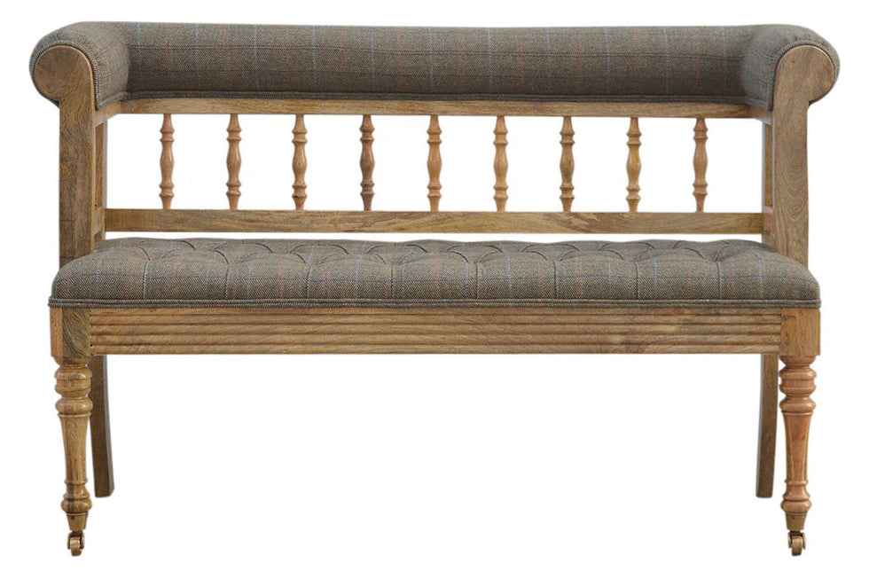 Artisan - Deep Button Hallway Bench