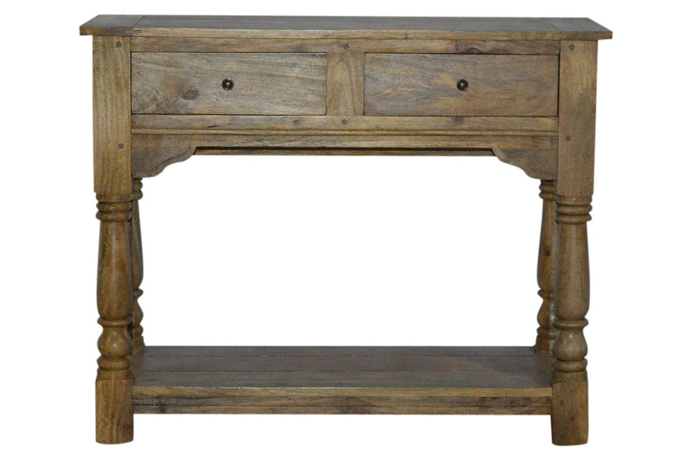 Artisan - Console Table with 2 Drawers and Turned Legs
