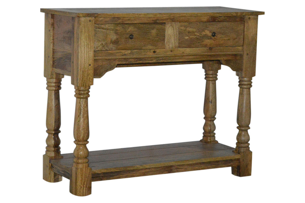Artisan - Console Table with 2 Drawers and Turned Legs
