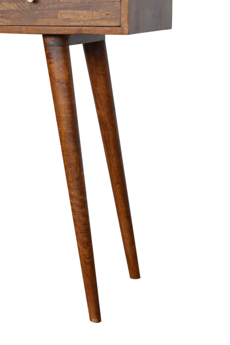 Artisan - 3 Drawer Mixed Console Table in Chestnut