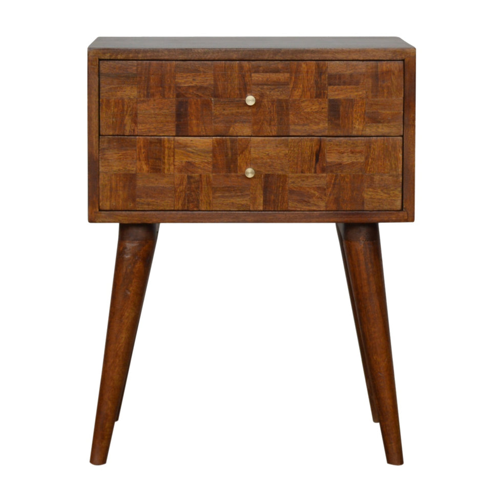 Artisan - Varied Nightstand in Chestnut