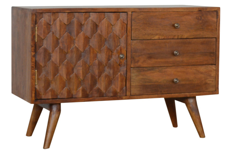 Artisan - Pineapple Carved Sideboard
