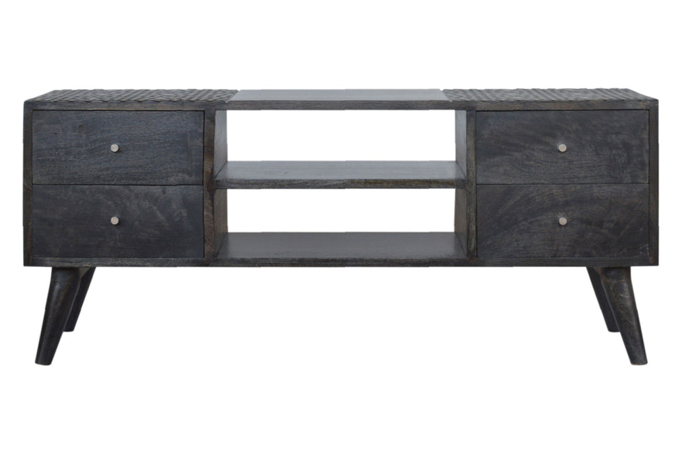 Artisan - Entertainment Unit in Ash Black