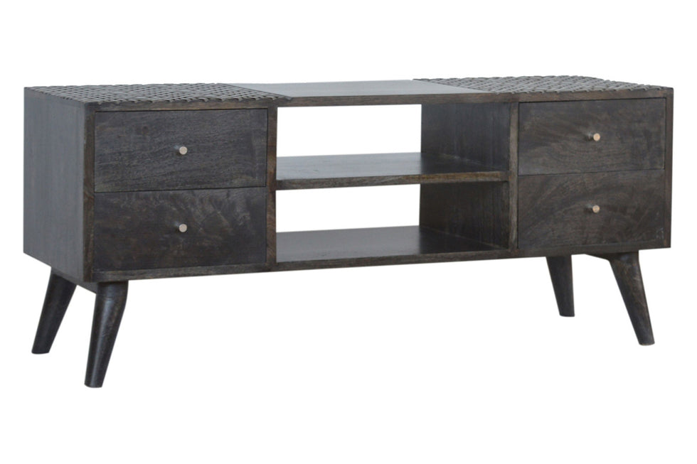 Artisan - Entertainment Unit in Ash Black