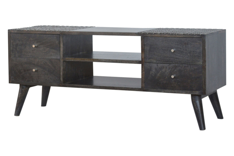 Artisan - Entertainment Unit in Ash Black