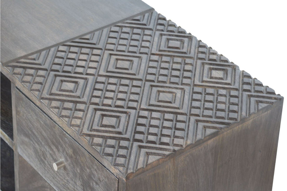 Artisan - Entertainment Unit in Ash Black