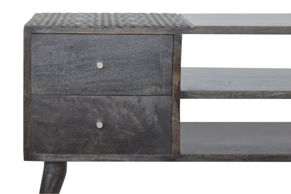 Artisan - Entertainment Unit in Ash Black
