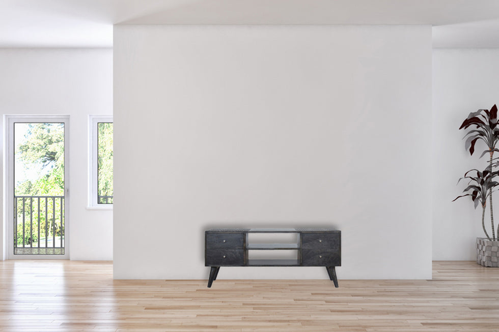 Artisan - Entertainment Unit in Ash Black
