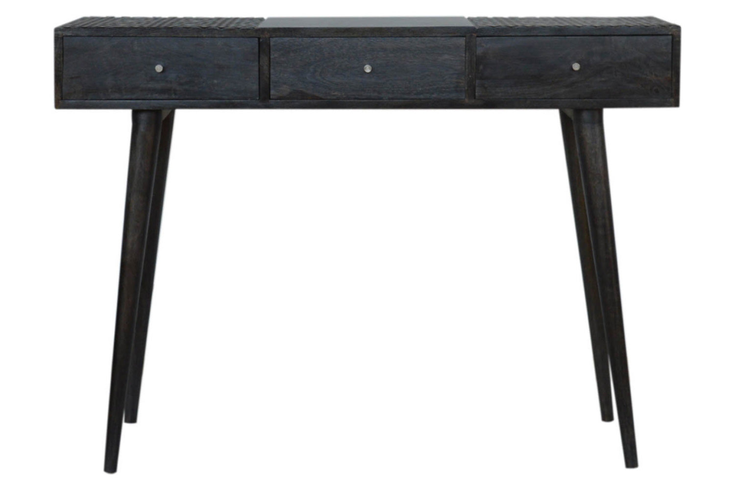 Artisan - 3 Drawer Console Table in Ash Black