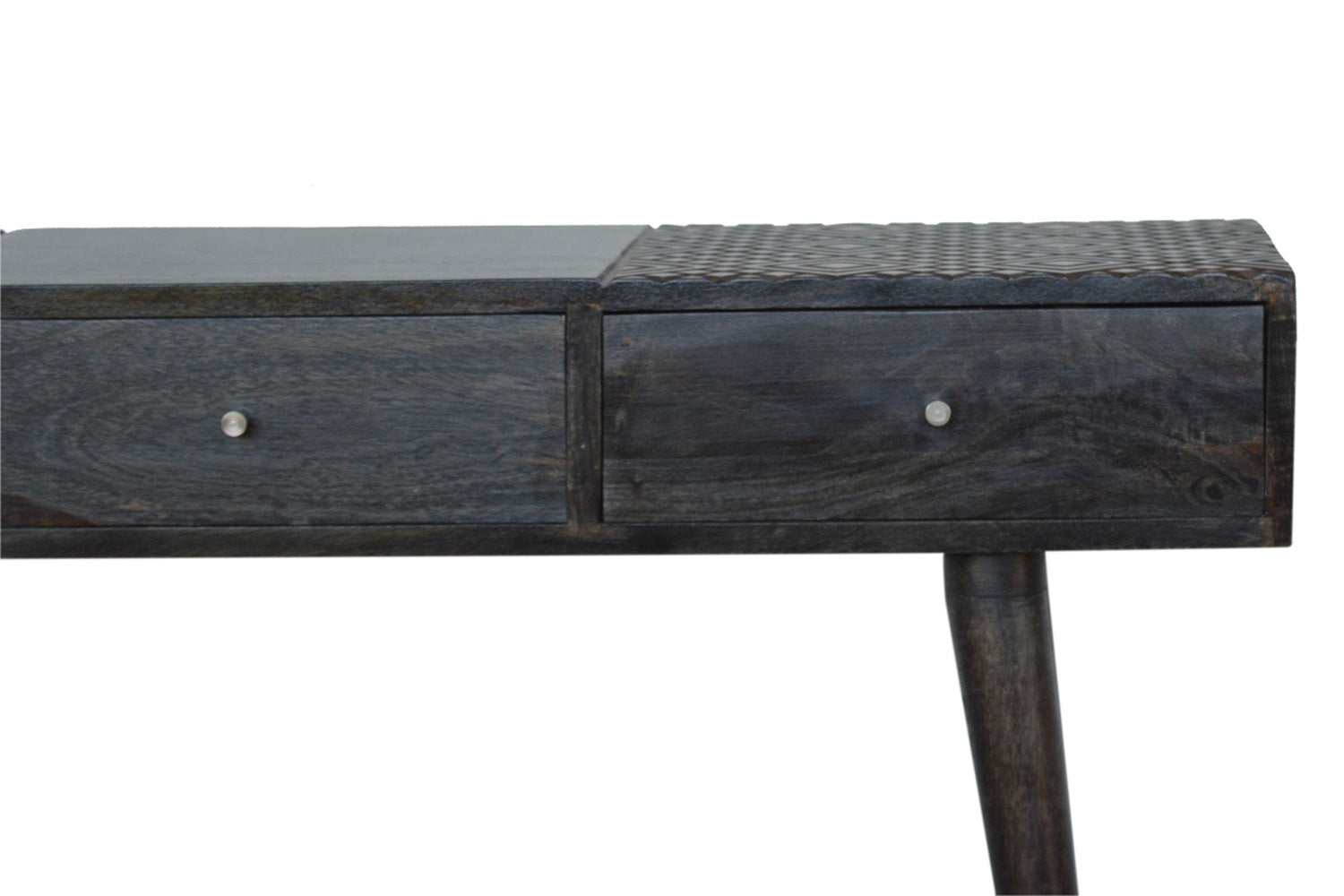 Artisan - 3 Drawer Console Table in Ash Black