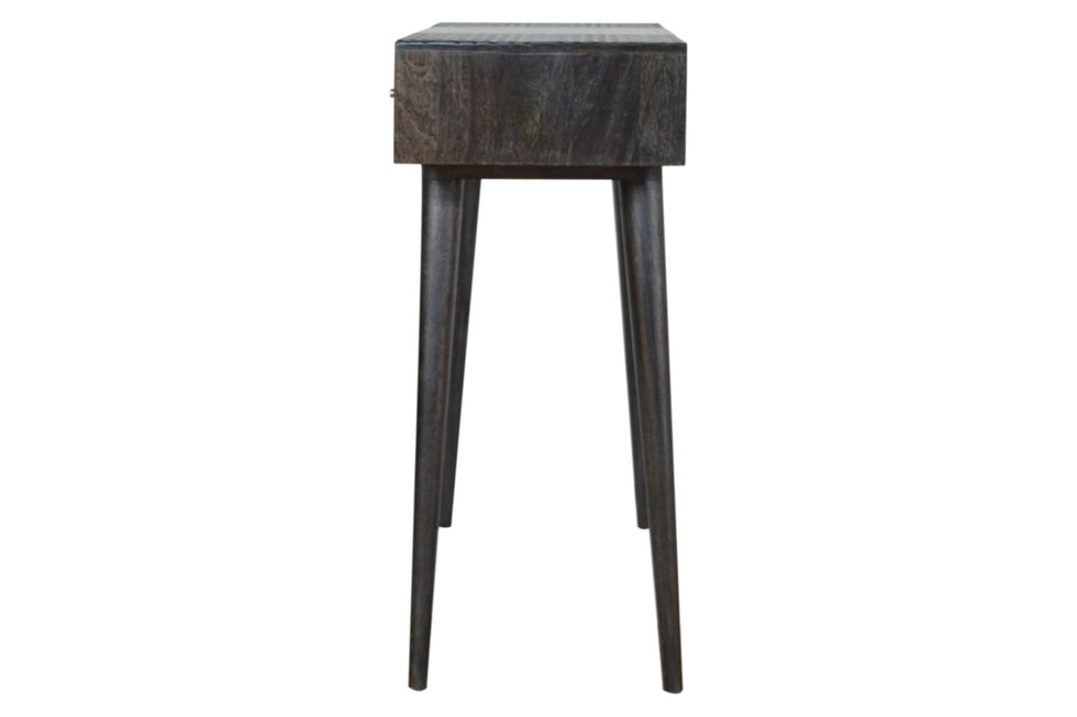 Artisan - 3 Drawer Console Table in Ash Black