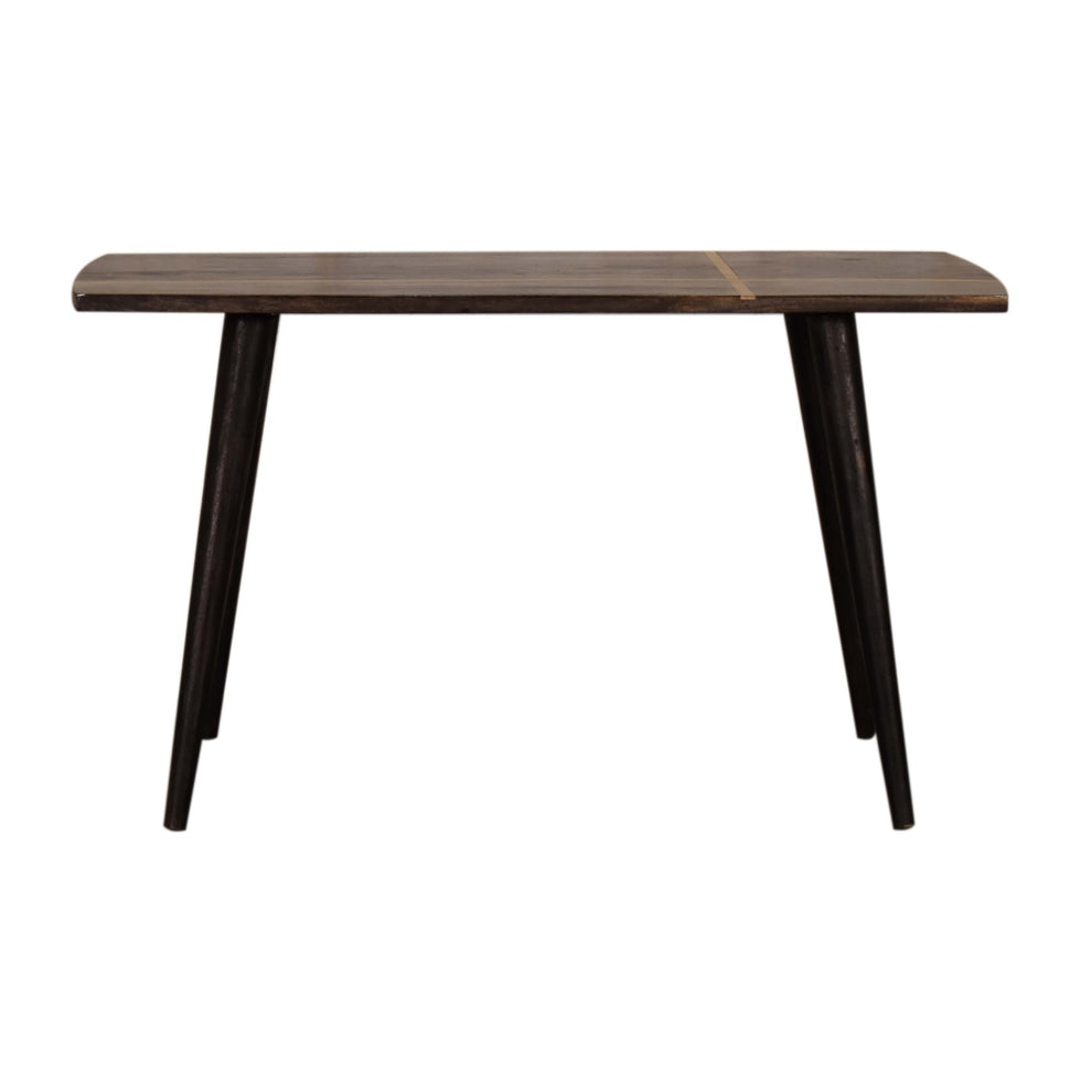 Artisan - Inlay Coffee Table in Ash Black, Brass