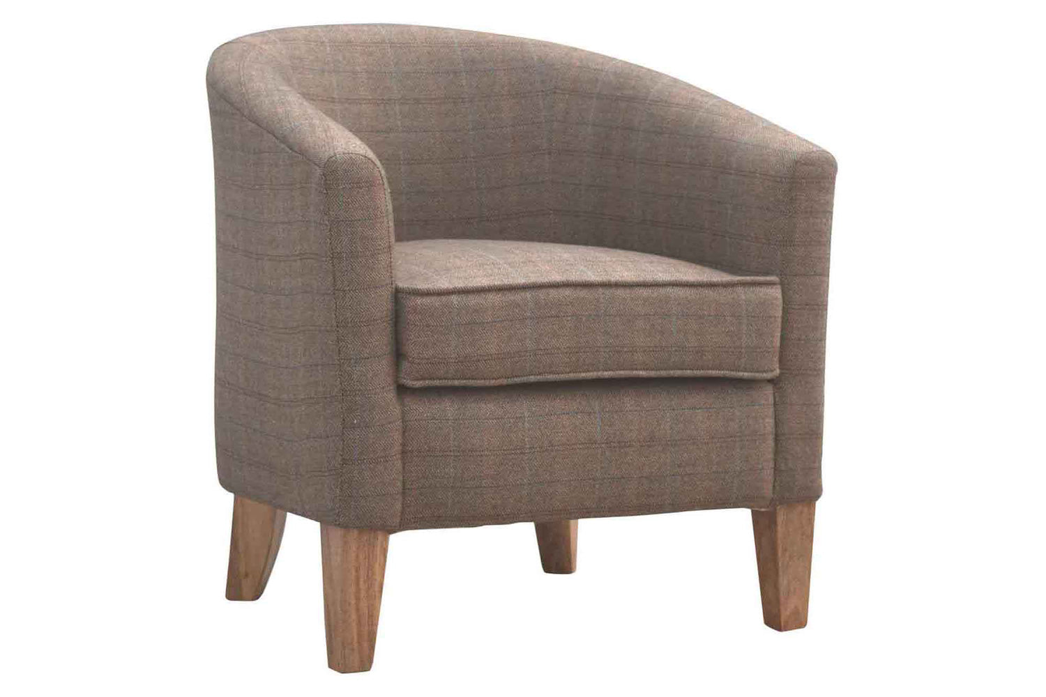 Artisan - Upholstered Tweed Tub Chair