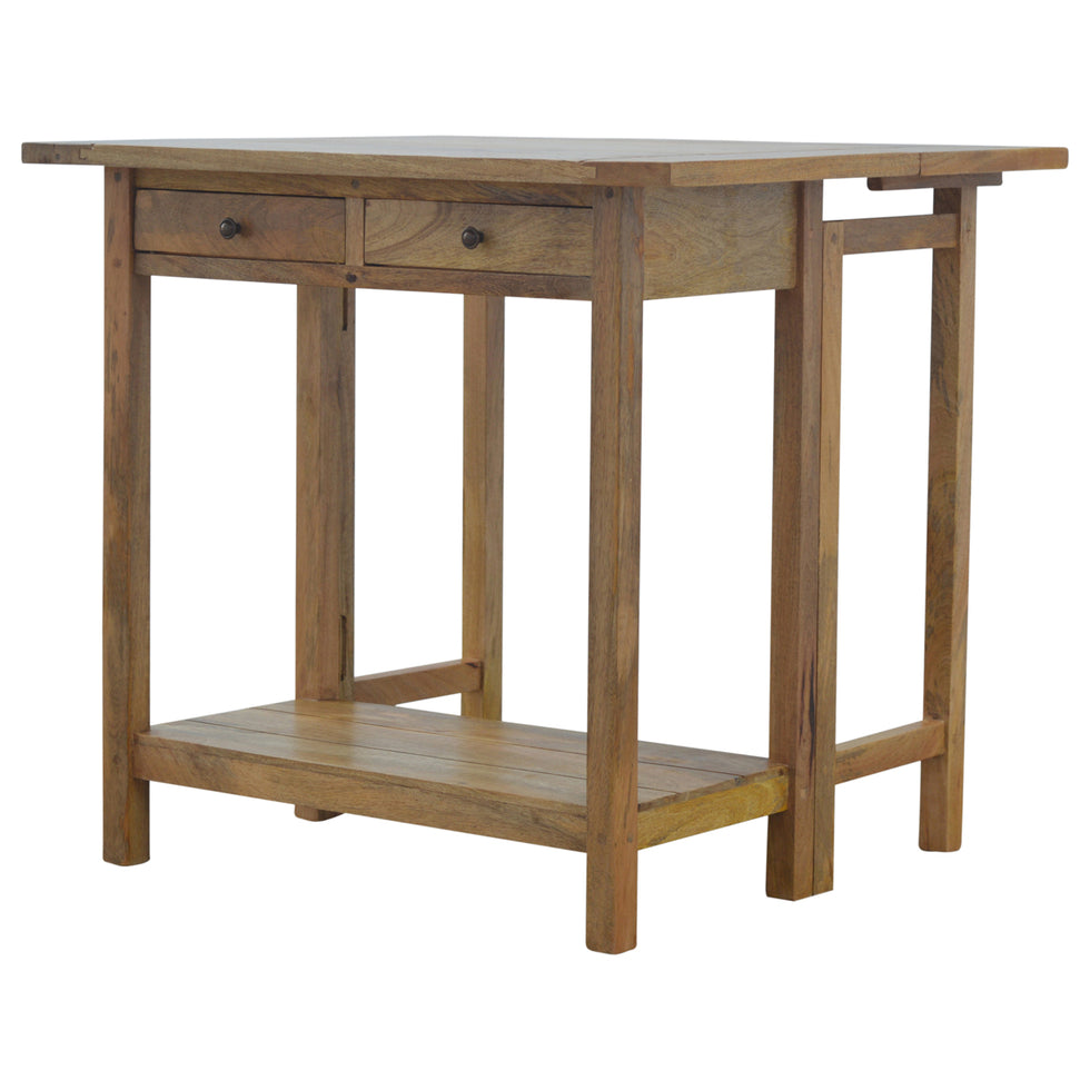 Artisan - Breakfast Table with 2 Stools in Oak-Ish