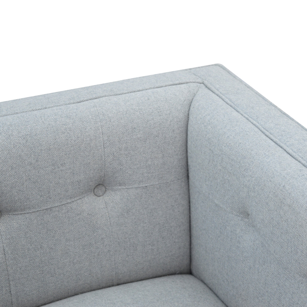 Artisan - Armchair in Gray, Tweed