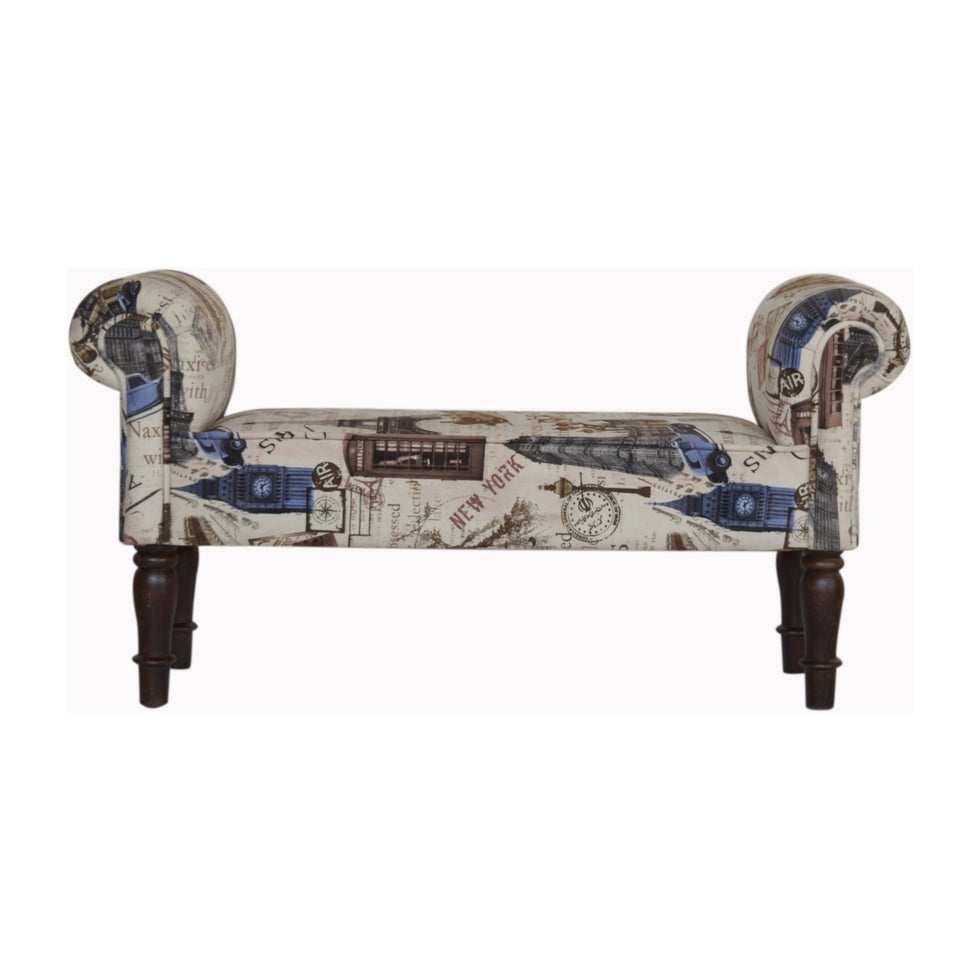Artisan - City Printed Bedroom Bench