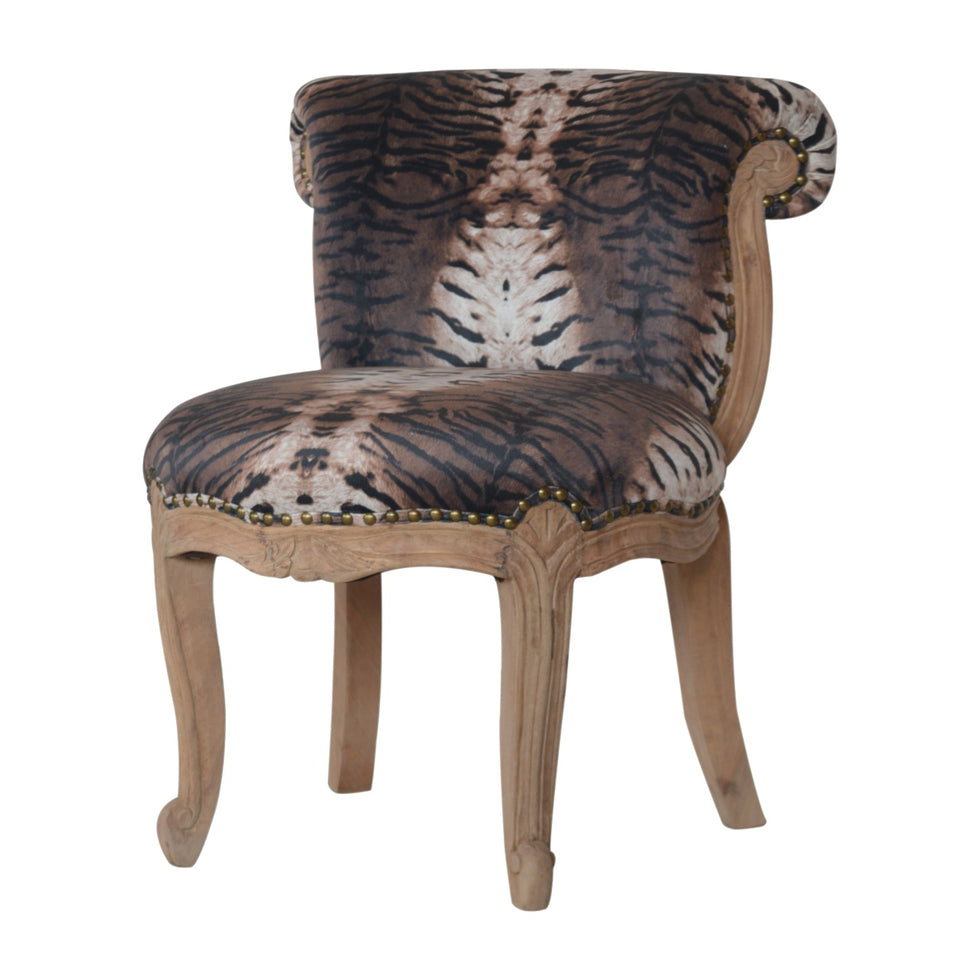 Artisan - Tiger Printed Studded Chair