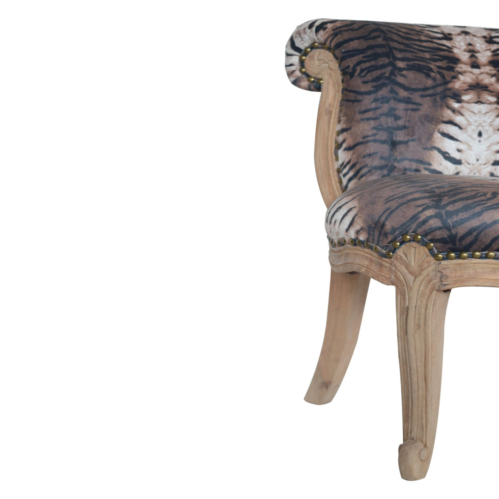 Artisan - Tiger Printed Studded Chair