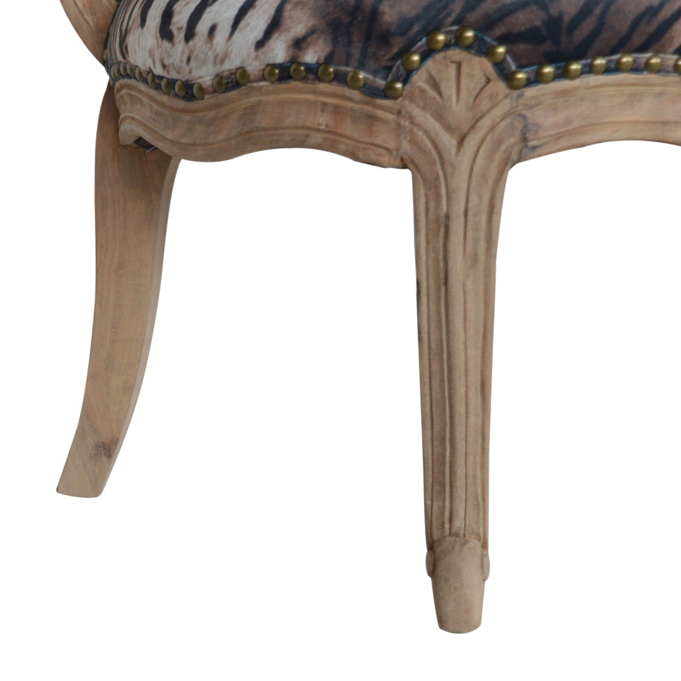 Artisan - Tiger Printed Studded Chair