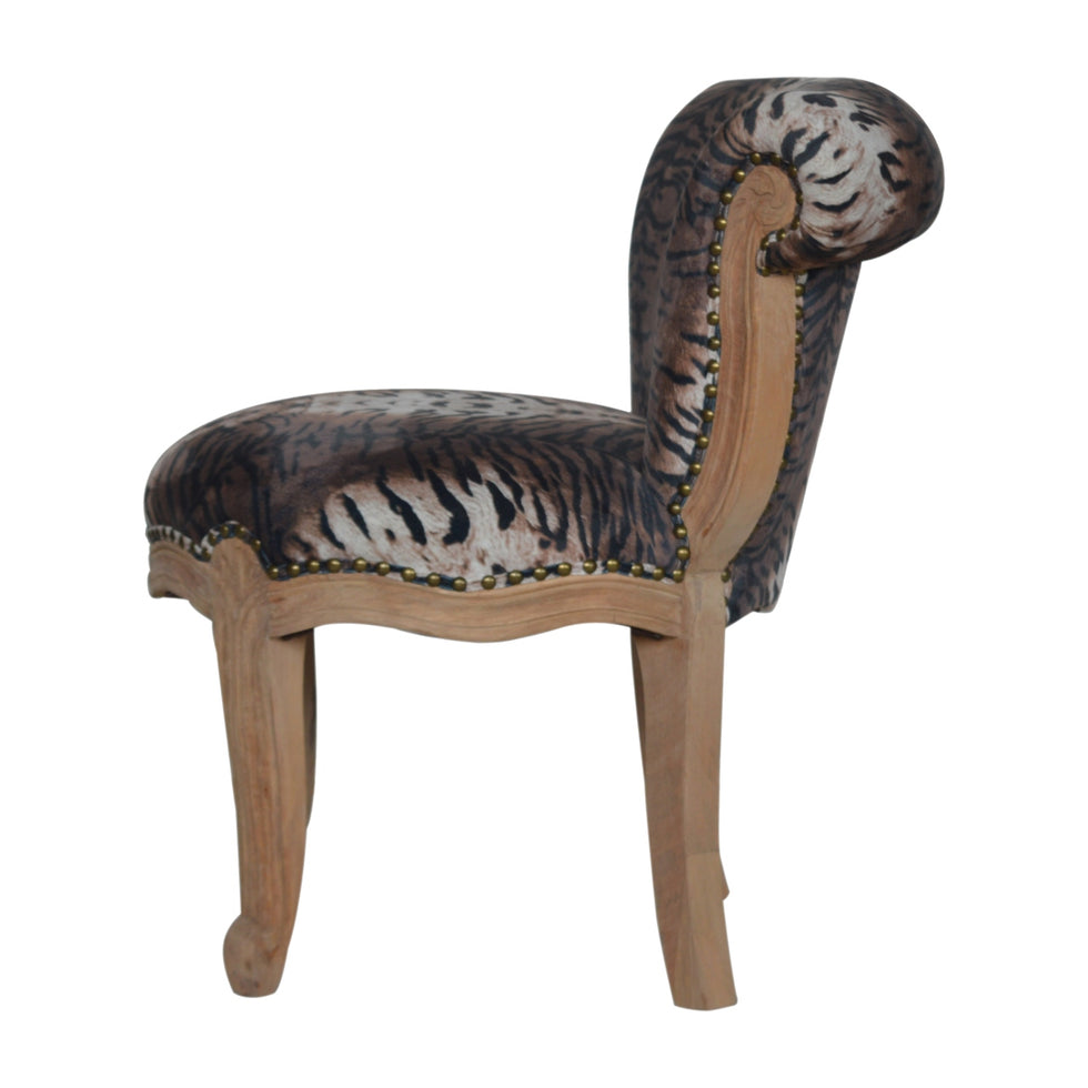 Artisan - Tiger Printed Studded Chair