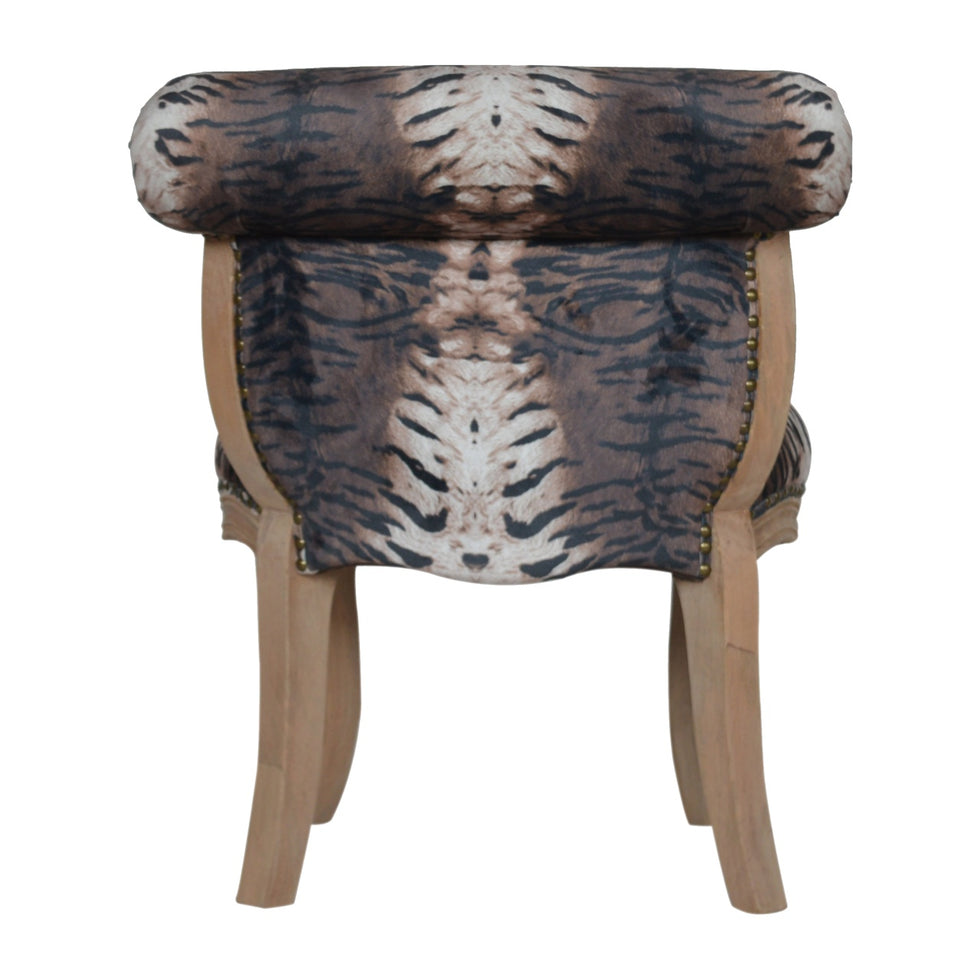 Artisan - Tiger Printed Studded Chair
