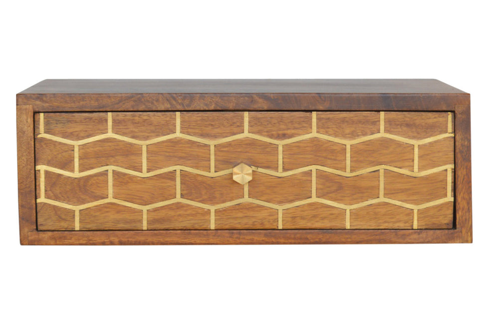 Artisan - Wall Mounted Carved Bedside