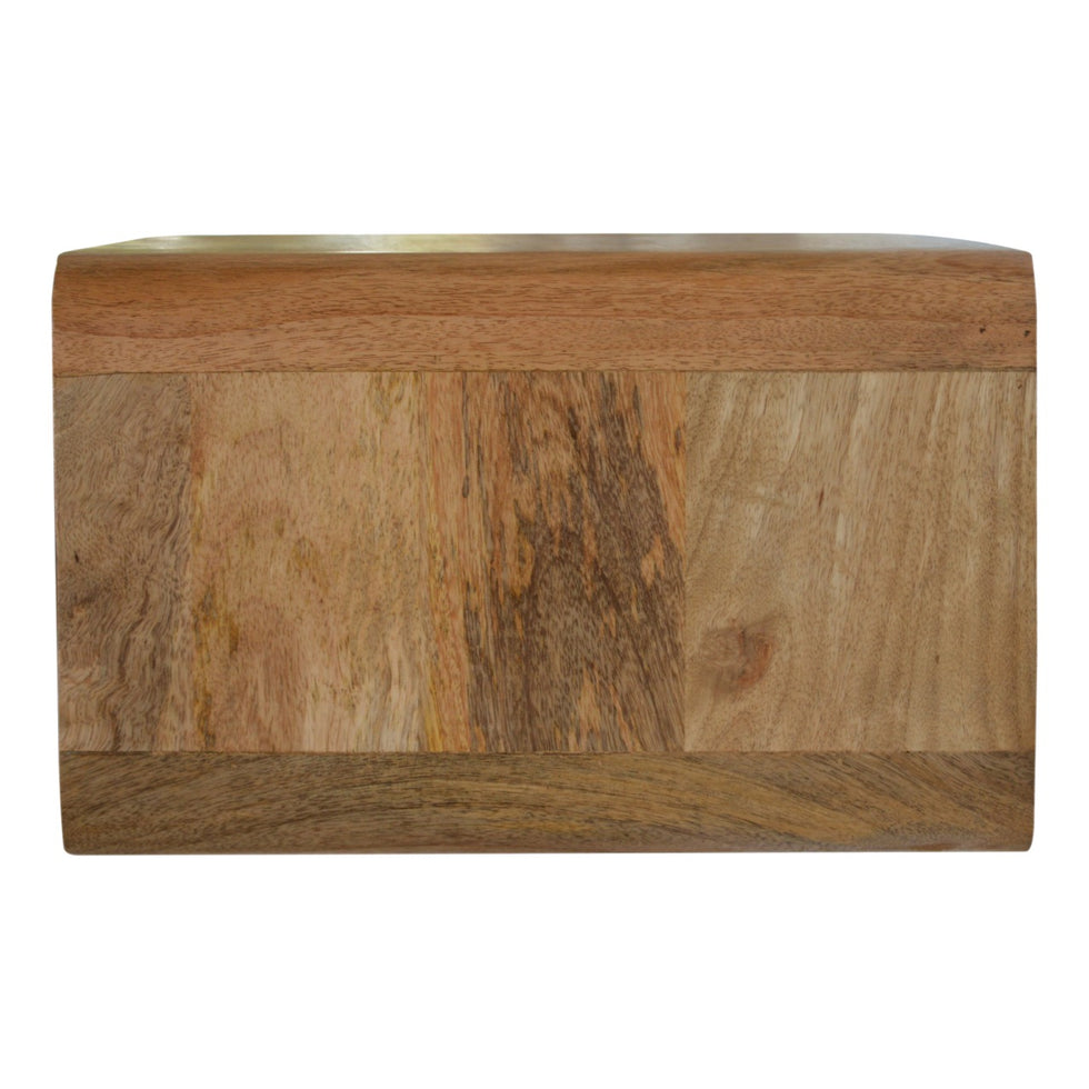 Artisan - Wall Mounted Open Nightstand in Oak-Ish