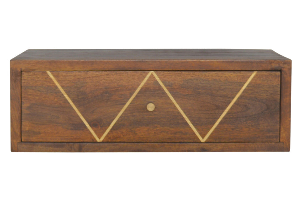 Artisan - Wall Mounted Carved Bedside