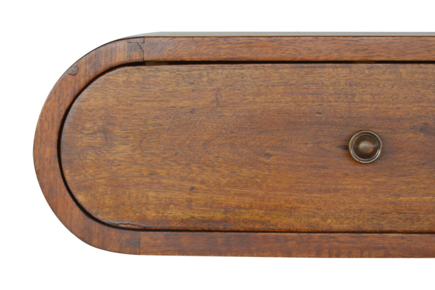 Artisan - Wall Mounted Round Bedside in Chestnut