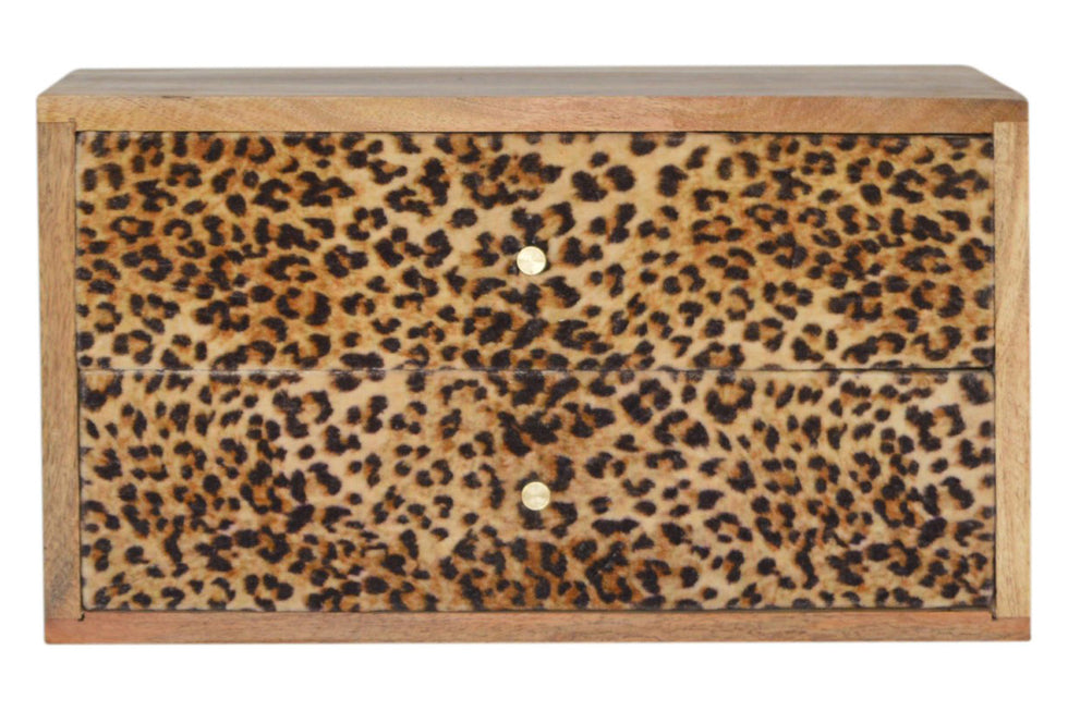 Artisan - Wall Leopard Print Bedside