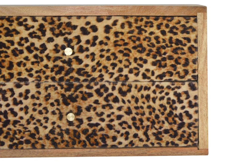 Artisan - Wall Leopard Print Bedside