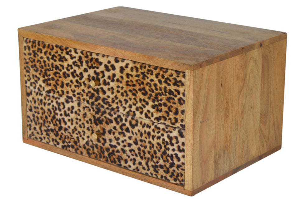 Artisan - Wall Leopard Print Bedside