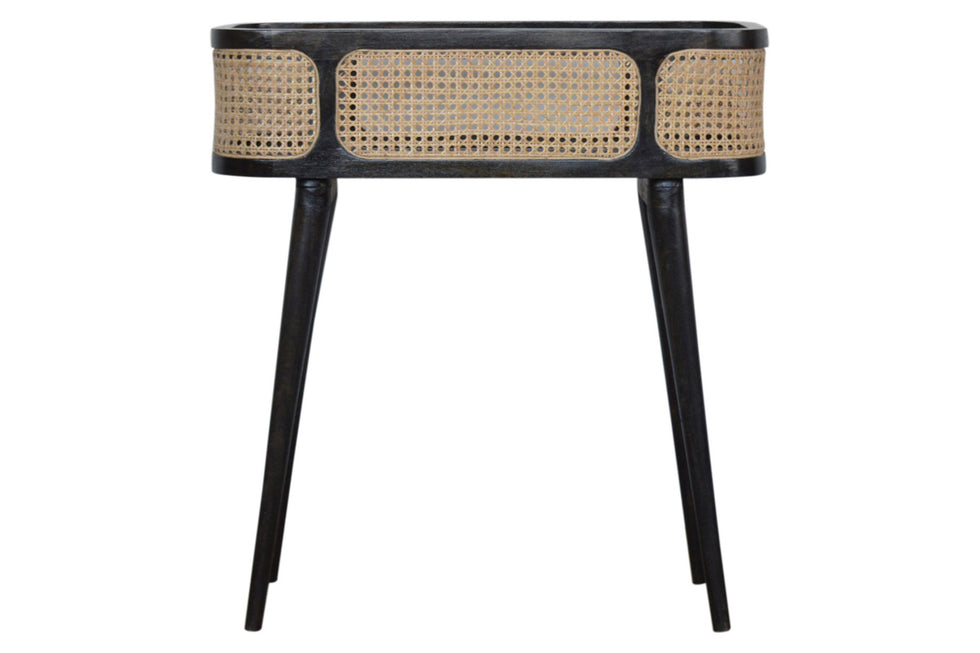 Artisan - Rattan Tray Table in Ash Black