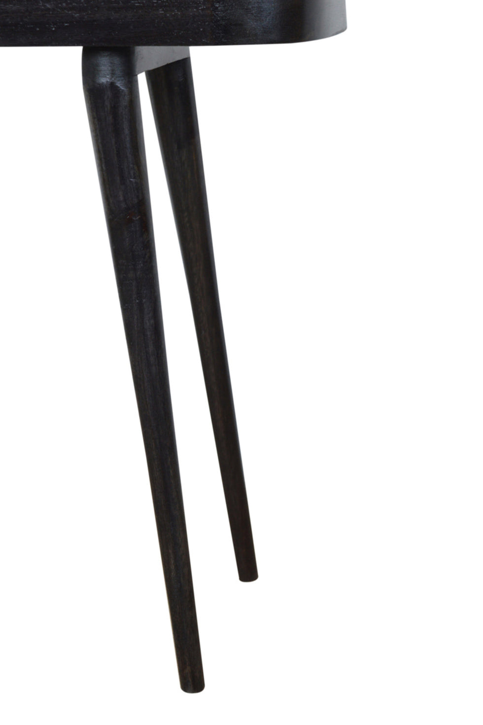 Artisan - Rattan Console Table in Ash Black