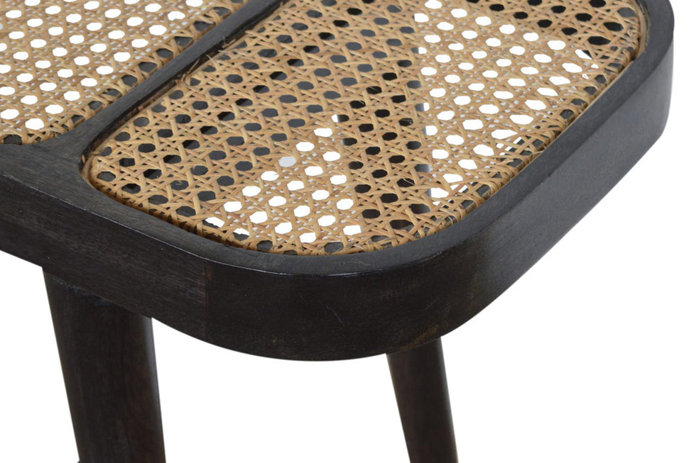 Artisan - Rattan Console Table in Ash Black
