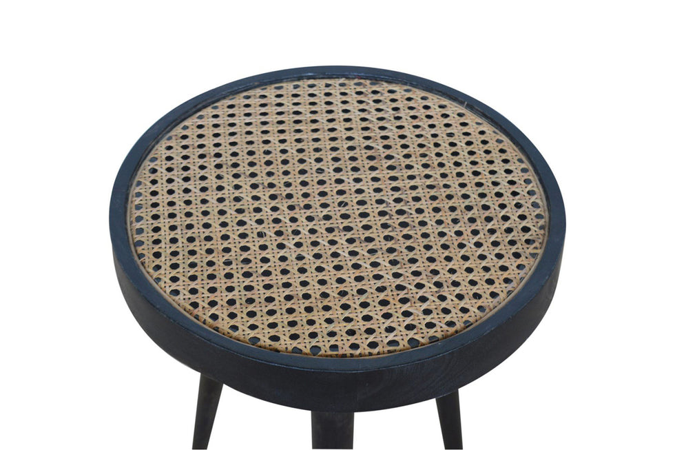 Artisan - Rattan End Table in Ash Black