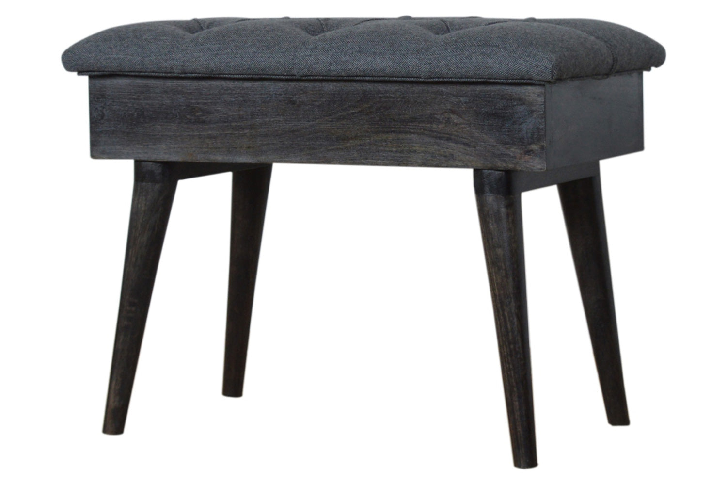 Artisan - Black Tweed Storage Bench