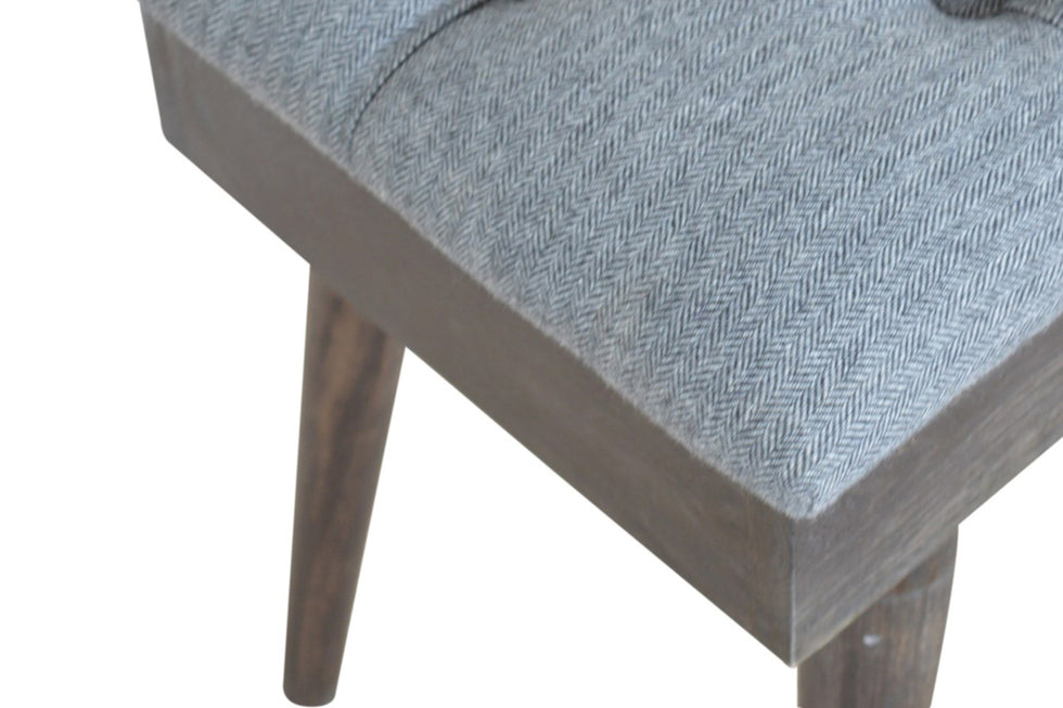 Artisan - Black Tweed Storage Bench