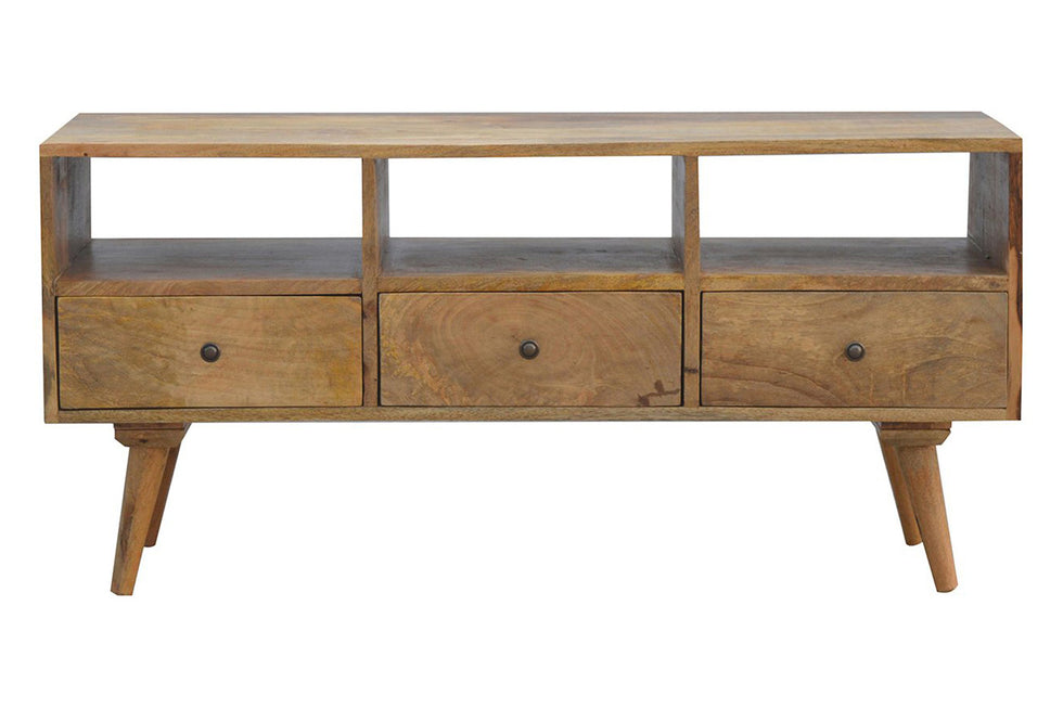 Artisan - Nordic Style TV Unit with 3 Drawers