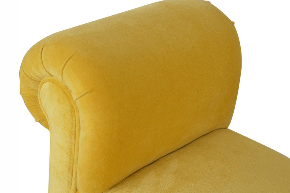 Artisan - Bedroom Mini Bench in Mustard, Velvet