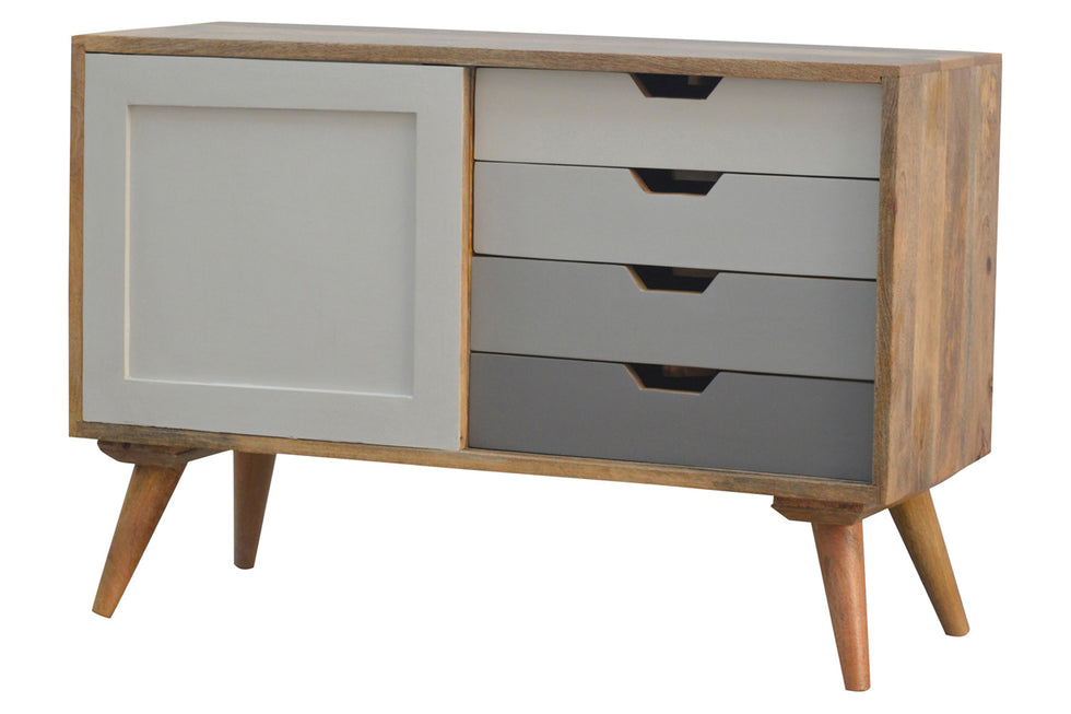 Artisan - Gray Gradient Sliding Sideboard
